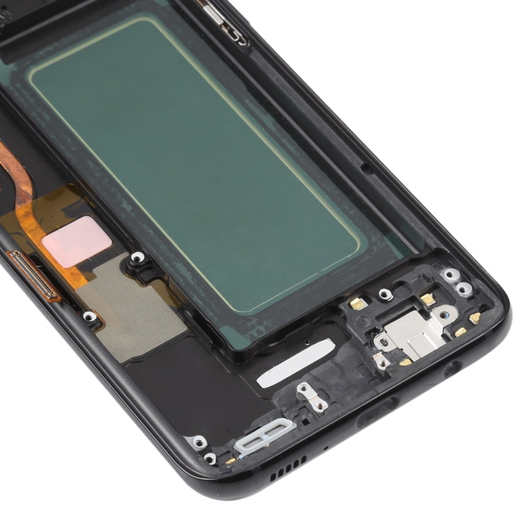 5.7 inch OLED LCD Screen For Samsung Galaxy S8 SM-G950 Digitizer Full Assembly with Frame, For Samsung Galaxy S8