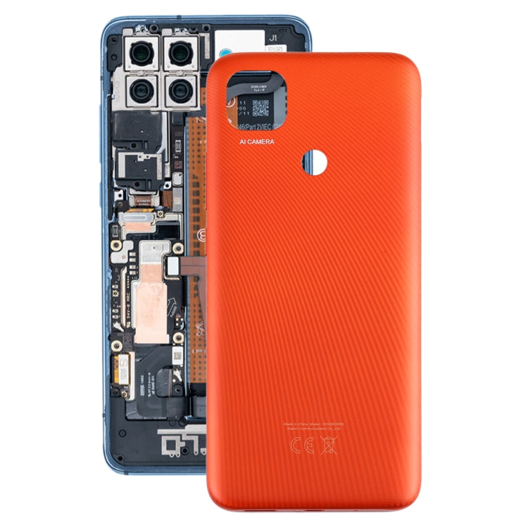 Original Battery Back Cover for Xiaomi Redmi 9C/Redmi 9C NFC/Redmi 9 (India)/M2006C3MG,M2006C3MNG,M2006C3MII,M2004C3MI, For Xiaomi Redmi 9C, For Xiaomi Redmi 9C (Orange)