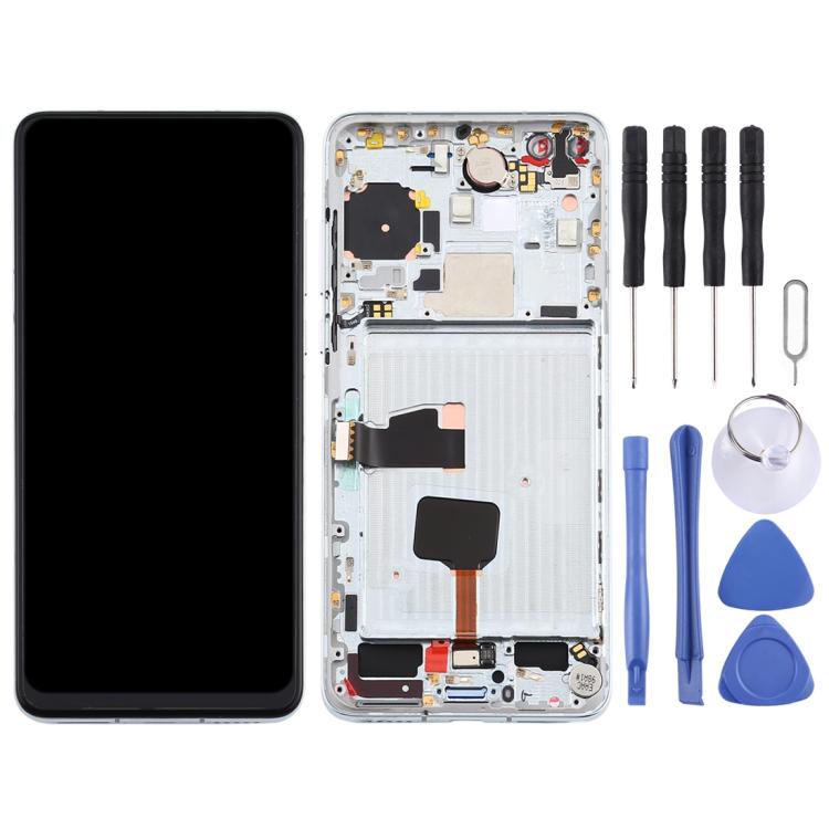 LCD Screen and Digitizer Full Assembly with Frame for Huawei P40, For Huawei P40