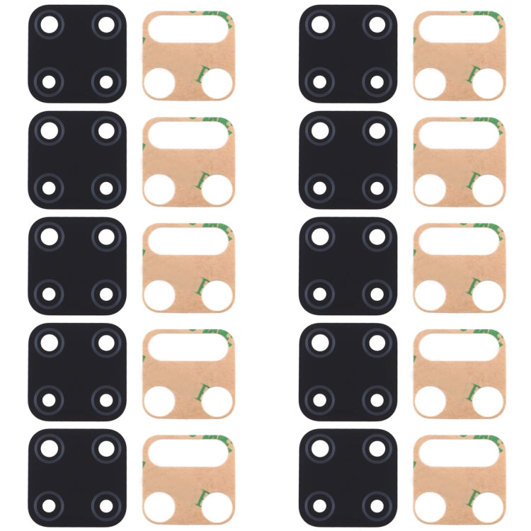 For OPPO Realme C15 10pcs Back Camera Lens, For OPPO Realme C15
