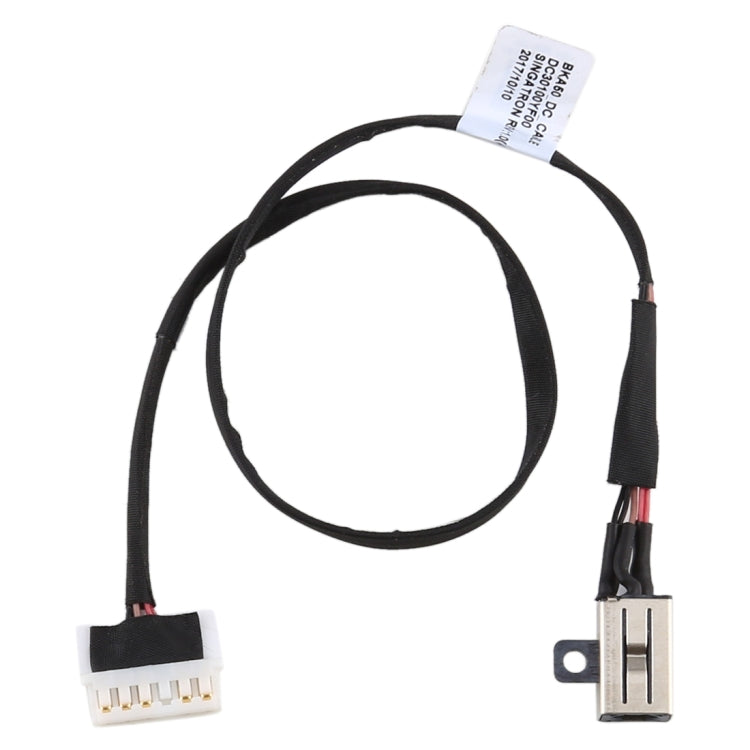 Power Jack Connector With Flex Cable for Dell Inspiron 15 7560 7572 02XJ83, For Dell Inspiron 15 7560