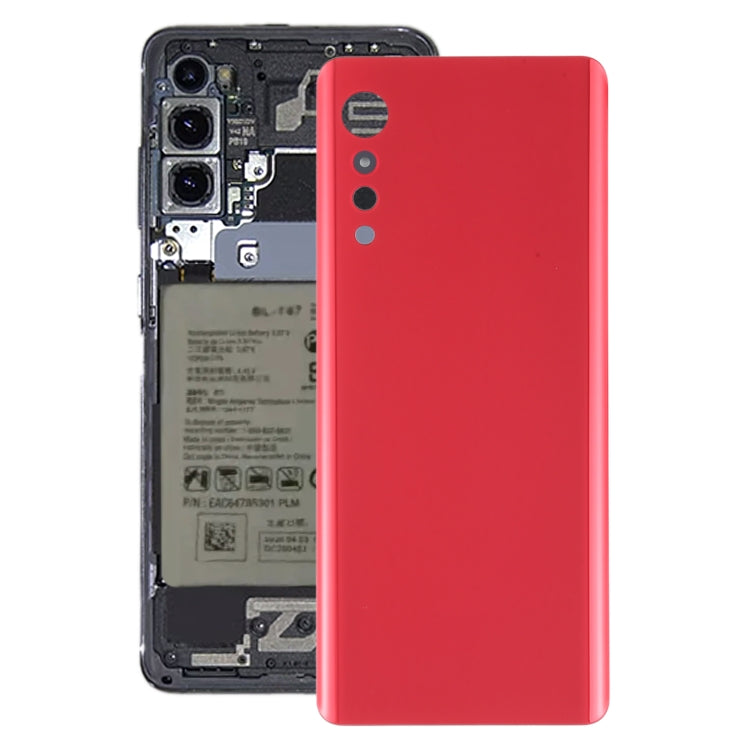 Battery Back Cover for LG Velvet LMG910EMW LM-G910EMW / Velvet 5G KR Version LM-G900N LM-G900EM, For LG Velvet KR Version, For LG Velvet (Illusion Sunset)