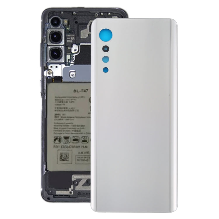 Battery Back Cover for LG Velvet LMG910EMW LM-G910EMW / Velvet 5G KR Version LM-G900N LM-G900EM, For LG Velvet KR Version, For LG Velvet (Illusion Sunset)