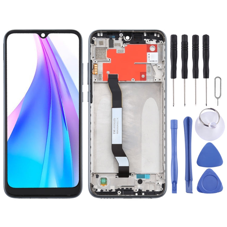 LCD Screen and Digitizer Full Assembly With Frame for Xiaomi Redmi Note 8T, For Xiaomi Redmi Note 8T