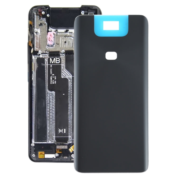 Glass Battery Back Cover for Asus Zenfone 6 ZS630KL, For Asus Zenfone 6 ZS630KL(Frosted Black), For Asus Zenfone 6 ZS630KL(Jet Black)