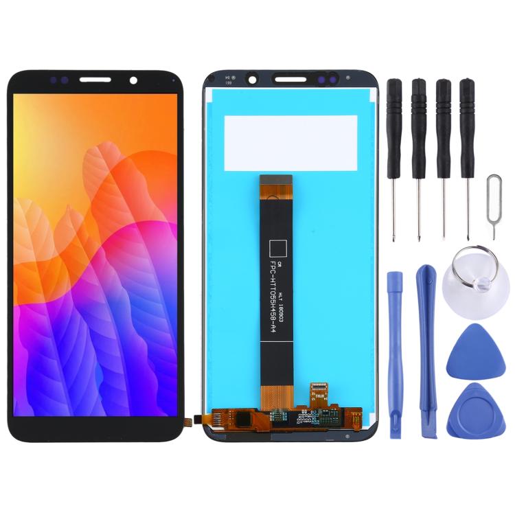 LCD Screen and Digitizer Full Assembly for Huawei Y5p, For Huawei Y5p