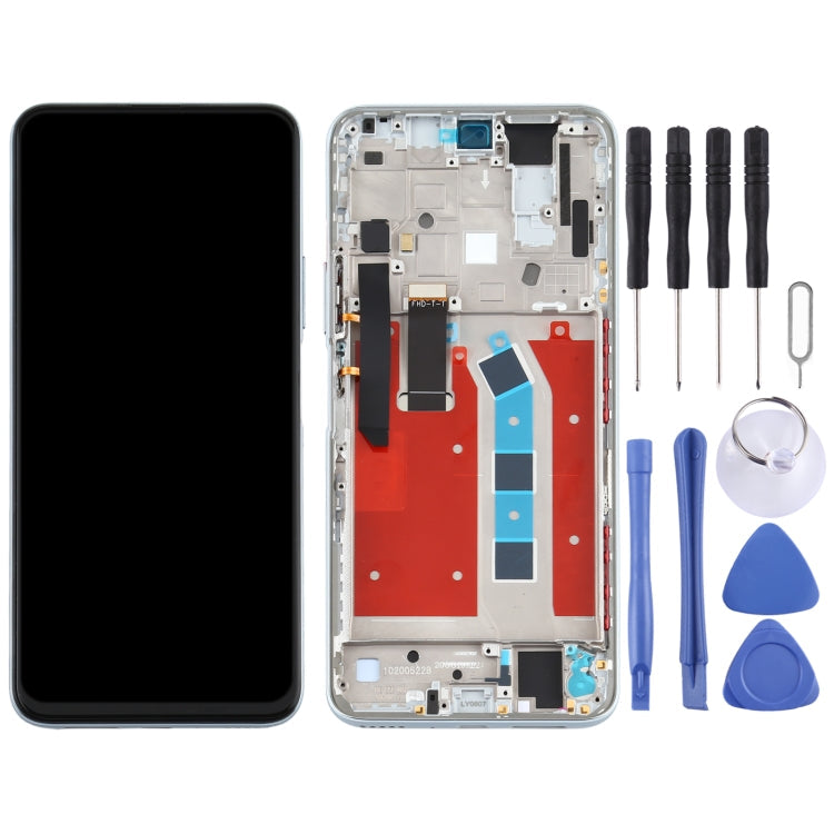 LCD Screen and Digitizer Full Assembly With Frame for Huawei Honor X10 5G, For Huawei Honor X10 5G