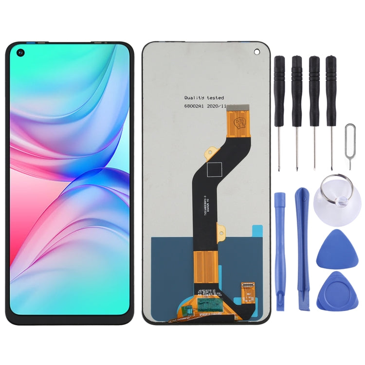 LCD Screen and Digitizer Full Assembly for Infinix Hot 10 X682B, X682C, For Infinix Hot 10