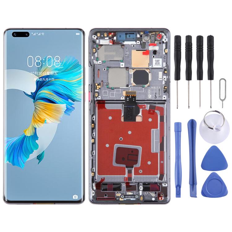 Original LCD Screen and Digitizer Full Assembly with Frame for Huawei Mate 40 Pro, For Huawei Mate 40 Pro (Original), For Huawei Mate 40 Pro