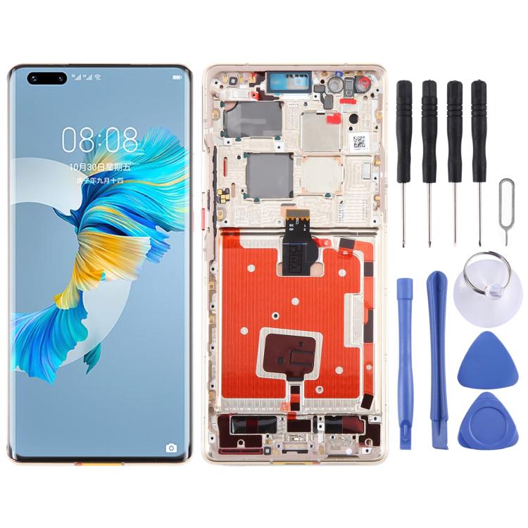 Original LCD Screen and Digitizer Full Assembly with Frame for Huawei Mate 40 Pro, For Huawei Mate 40 Pro (Original), For Huawei Mate 40 Pro