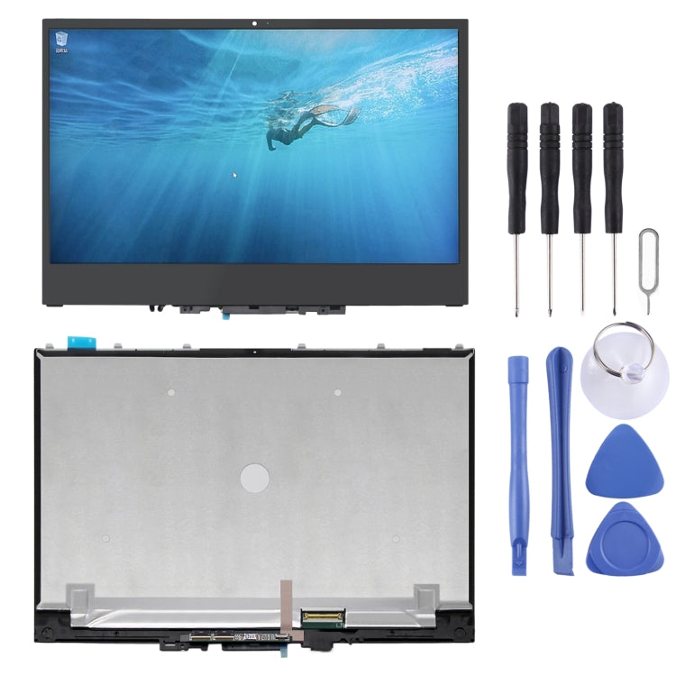 3840 x 2160 UHD LCD Screen and Digitizer Full Assembly with Frame for Lenovo Yoga 720-13 720-13IKB 5D10N24291, For Lenovo Yoga 720-13 (3840 x 2160)
