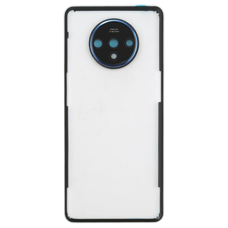 For OnePlus 7T Battery Back Cover with Camera Lens Frame, For OnePlus 7T