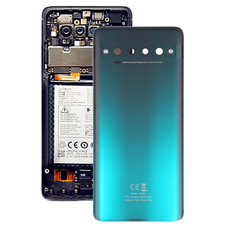 Original Battery Back Cover for TCL 10 Pro T799B T799H, For TCL 10 Pro (Grey), For TCL 10 Pro (Green)