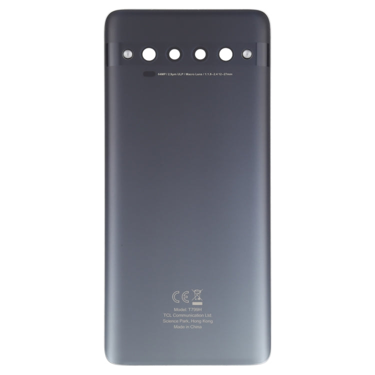 Original Battery Back Cover for TCL 10 Pro T799B T799H, For TCL 10 Pro (Grey), For TCL 10 Pro (Green)