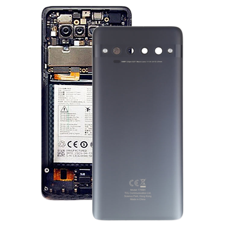 Original Battery Back Cover for TCL 10 Pro T799B T799H, For TCL 10 Pro (Grey), For TCL 10 Pro (Green)
