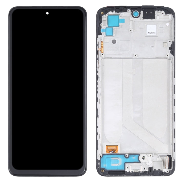 OLED Material LCD Screen and Digitizer Full Assembly With Frame for Xiaomi Redmi Note 10 4G / Redmi Note 10s 4G / Redmi Note 11 SE India / Poco M5s  M2101K7AI M2101K7AG M2101K7BG M2101K7BI M2101K7BNY                                                     ...
