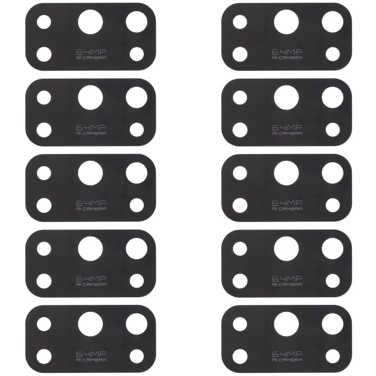 For OPPO Realme 7 Pro RMX2170 10pcs Back Camera Lens, For OPPO Realme 7 Pro
