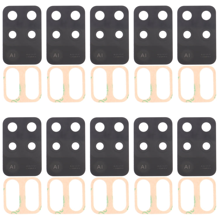 For OPPO A94 CPH2203 10pcs Back Camera Lens, For OPPO A94