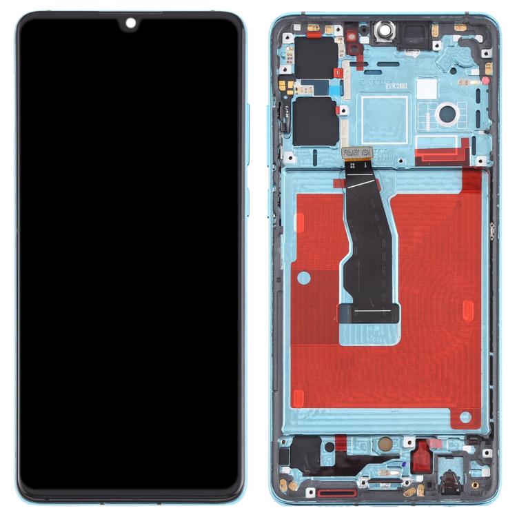 LCD Screen and Digitizer Full Assembly With Frame for Huawei P30, For Huawei P30, For Huawei P30 (Breathing Crystal)