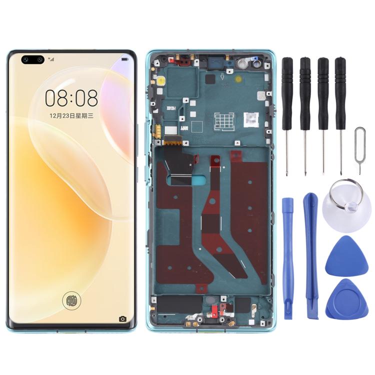 LCD Screen and Digitizer Full Assembly With Frame for Huawei Nova 8 Pro 5G, For Huawei Nova 8 Pro 5G