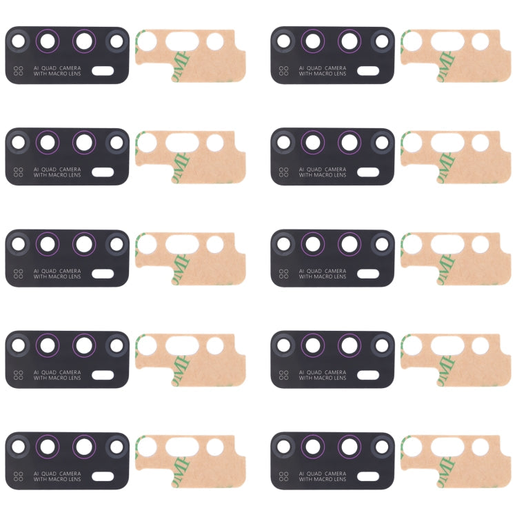 For Infinix Hot 9 X655C, X655, X655D 10pcs Back Camera Lens, For Infinix Hot 9