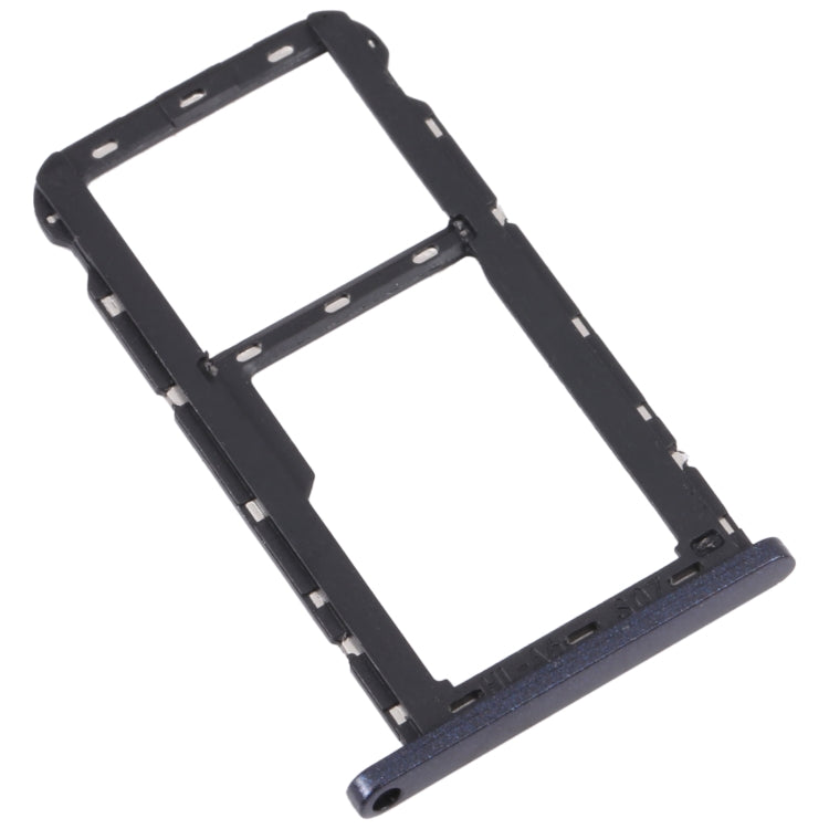 For ZTE Blade A72 SIM Card Tray + SIM Card Tray / Micro SD Card Tray, For ZTE Blade A72