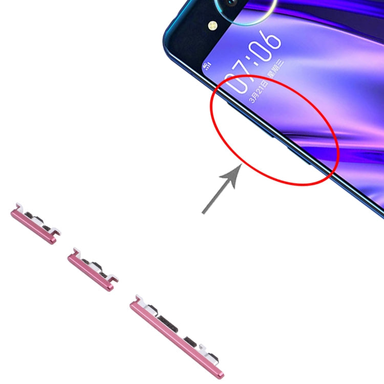 For vivo NEX Dual Display Power Button and Volume Control Button , For vivo NEX Dual Display