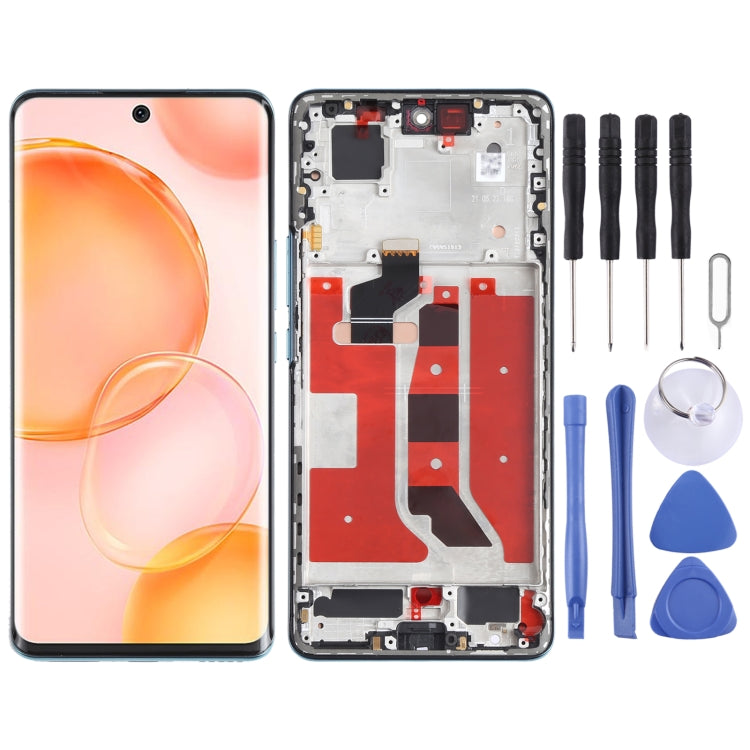 Original LCD Screen and Digitizer Full Assembly with Frame for Honor 50, For Honor 50, For Honor 50(Original)