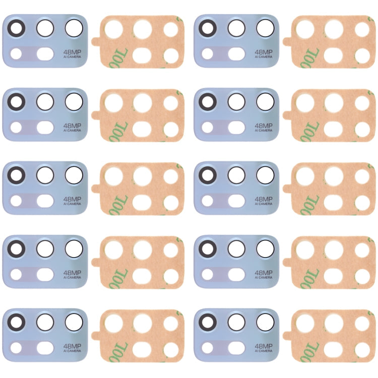 10 PCS Back Camera Lens for Motorola Moto G20 XT2128-1 XT2128-2, For Motorola Moto G20