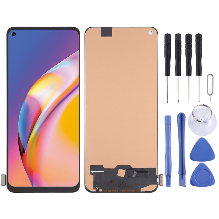TFT Material LCD Screen and Digitizer Full Assembly (Not Supporting Fingerprint Identification) for OPPO Reno5 F / Reno5 Z / Reno5 Lite / CPH2217 CHP2211 CPH2205, For OPPO Reno5 F / Reno5 Z (TFT)