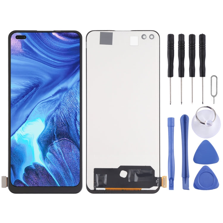 TFT Material LCD Screen and Digitizer Full Assembly (Not Supporting Fingerprint Identification) for OPPO Reno4 4G / Reno4 F / Reno4 Lite / A93 4G / F17 Pro, For OPPO Reno4 4G / Reno4 F(TFT)