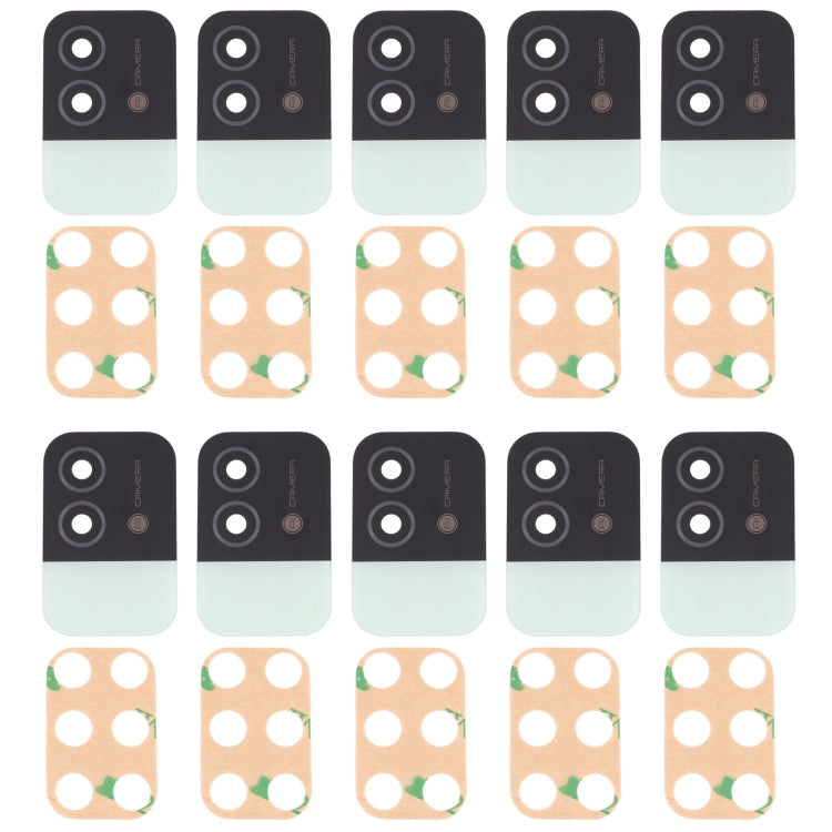 For OPPO Realme Narzo 50i RMX3235 10pcs Back Camera Lens, For OPPO Realme Narzo 50i, For OPPO Realme Narzo 50i(Green)