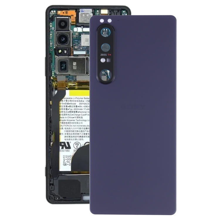 Original Battery Back Cover with Camera Lens Frame for Sony Xperia 1 III, For Sony Xperia 1 III, For Sony Xperia 1 III(Original)