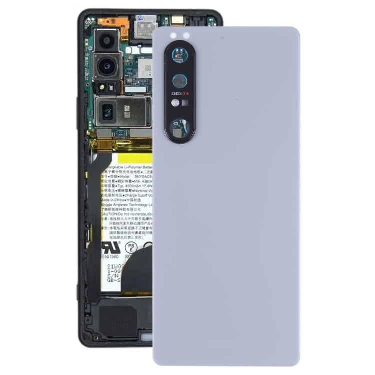 Original Battery Back Cover with Camera Lens Frame for Sony Xperia 1 III, For Sony Xperia 1 III, For Sony Xperia 1 III(Original)