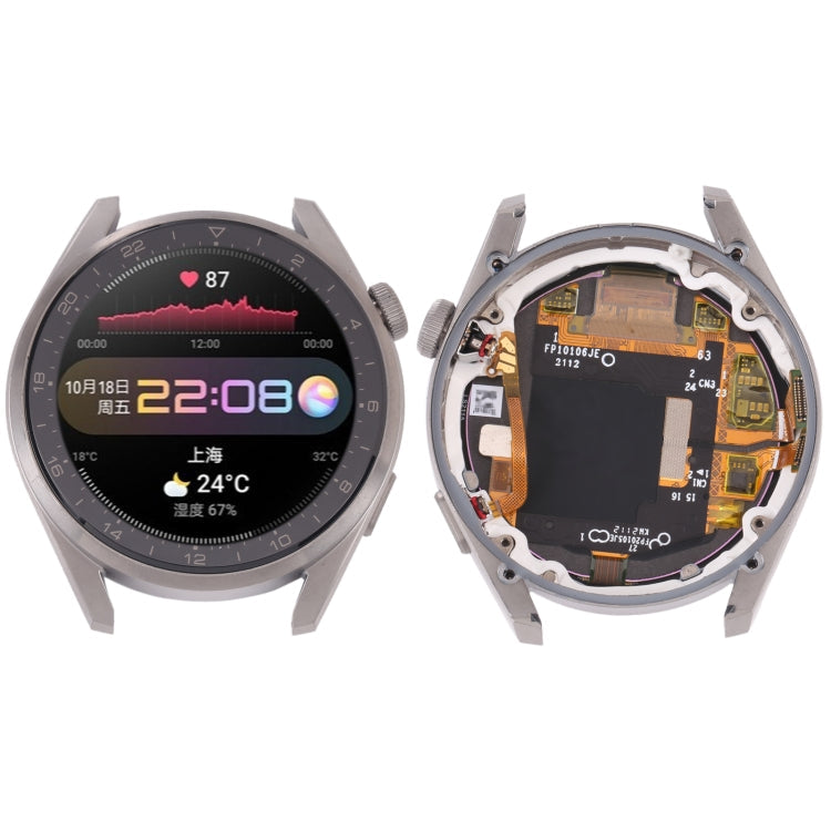 Original LCD Screen and Digitizer Full Assembly With Frame for Huawei Watch 3 Pro, For Huawei Watch 3 Pro(Original)