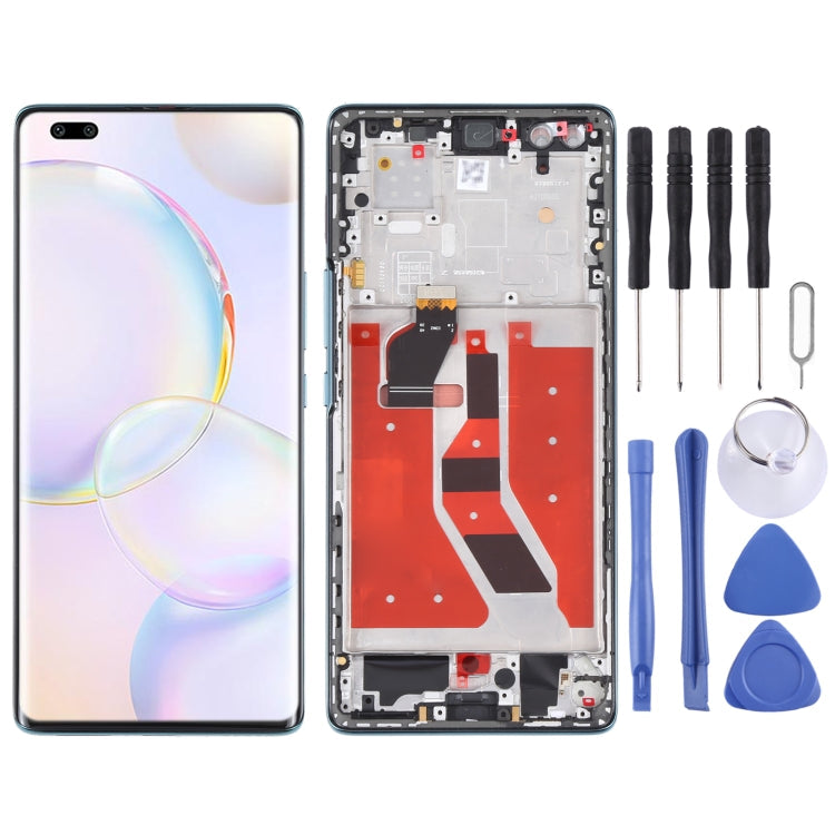 Original LCD Screen and Digitizer Full Assembly with Frame for Honor 50 Pro, For Honor 50 Pro, For Honor 50 Pro(Original)