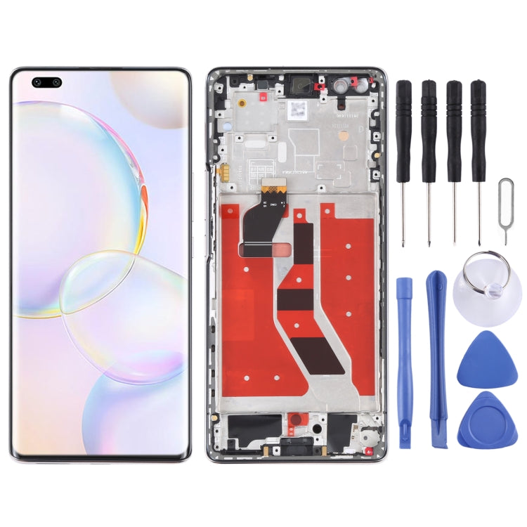 Original LCD Screen and Digitizer Full Assembly with Frame for Honor 50 Pro, For Honor 50 Pro, For Honor 50 Pro(Original)