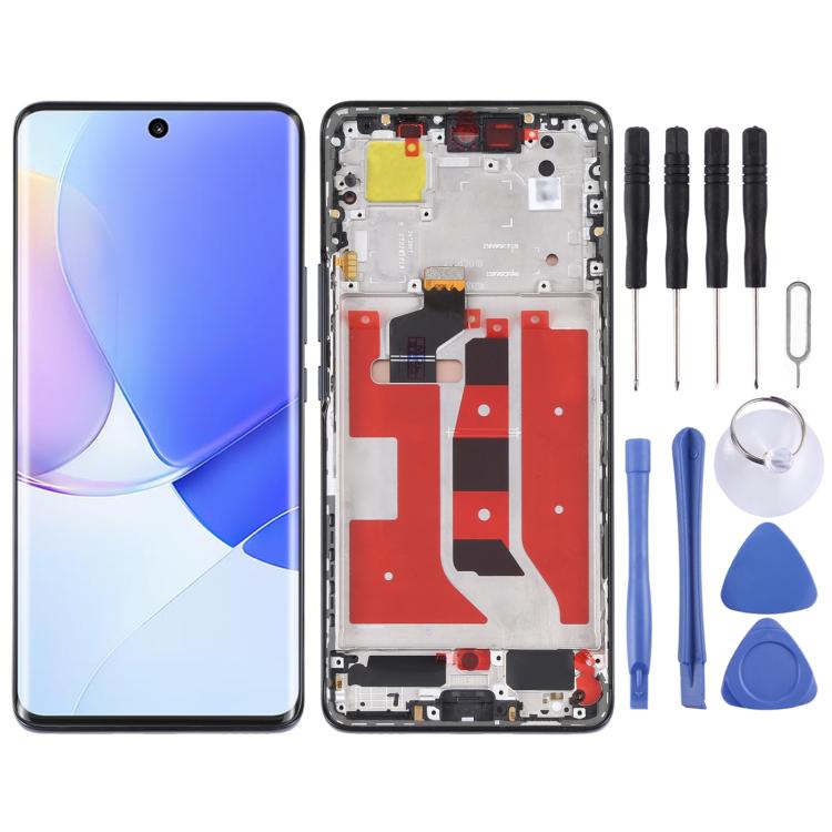 Original LCD Screen and Digitizer Full Assembly with Frame for Huawei Nova 9, For Huawei Nova 9