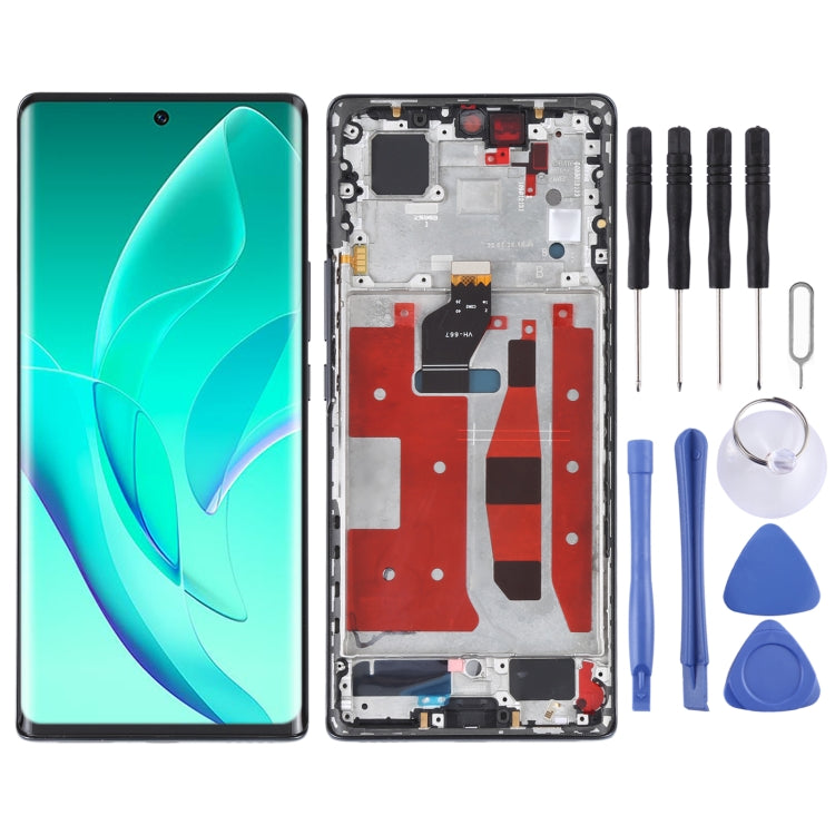 Original LCD Screen and Digitizer Full Assembly with Frame for Honor 60, For Honor 60 (OLED), For Honor 60