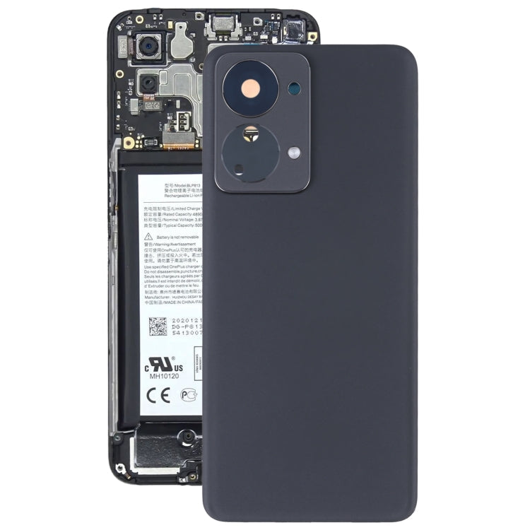 For OnePlus Nord 2T Battery Back Cover with Camera Lens Frame, For OnePlus Nord 2T (with Camera Lens Frame)