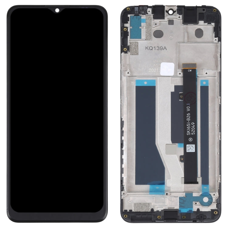 OEM LCD Screen For ZTE Blade A71 A7030 2021 Digitizer Full Assembly with Frame, For ZTE Blade A71 A7030 2021