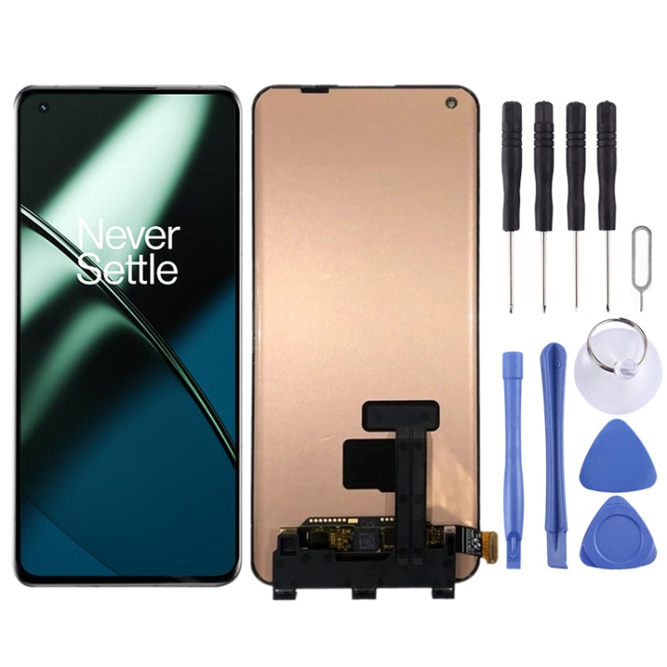 Fluid AMOLED LCD Screen For OnePlus 11 PBH110 LTPO3 with Digitizer Full Assembly, For OnePlus 11