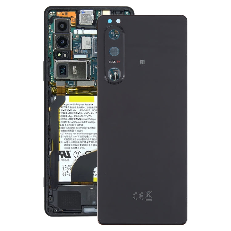 For Sony Xperia 5 III Original Battery Back Cover with Camera Lens Frame, For Sony Xperia 5 III