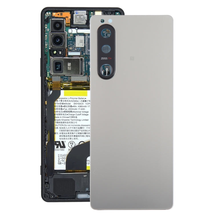 For Sony Xperia 5 III Original Battery Back Cover with Camera Lens Frame, For Sony Xperia 5 III