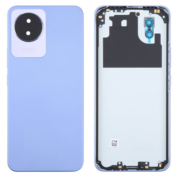 For vivo Y02 Original Battery Back Cover with Camera Lens Frame, For vivo Y02(Original)