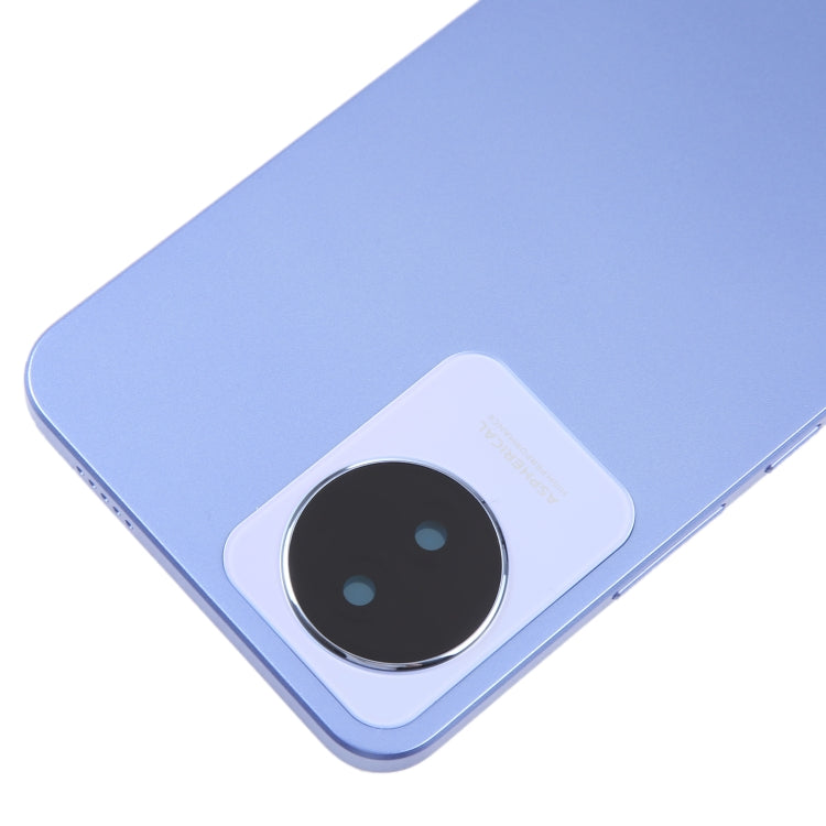 For vivo Y02 Original Battery Back Cover with Camera Lens Frame, For vivo Y02(Original)