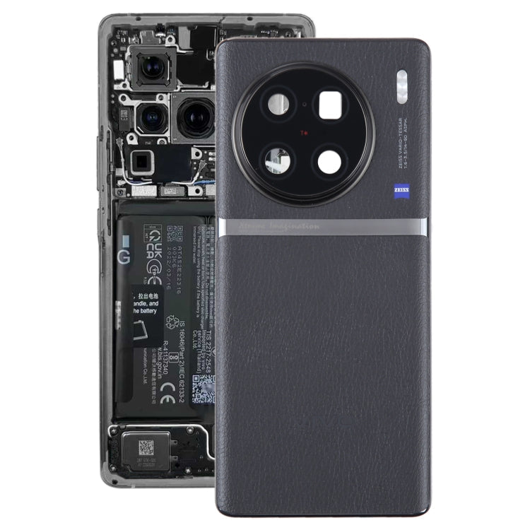 For vivo X90 Pro+ Original Battery Back Cover with Camera Lens Frame, For vivo X90 Pro+(Original with Camera Lens), For vivo X90 Pro+
