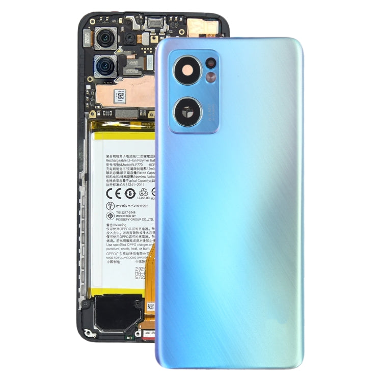 For OPPO Reno7 5G Original Battery Back Cover with Camera Lens Frame, For OPPO Reno7 5G(Original)