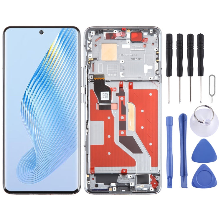 For Honor Magic5 Original LCD Screen Digitizer Full Assembly with Frame, For Honor Magic5, For Honor Magic5(Original)