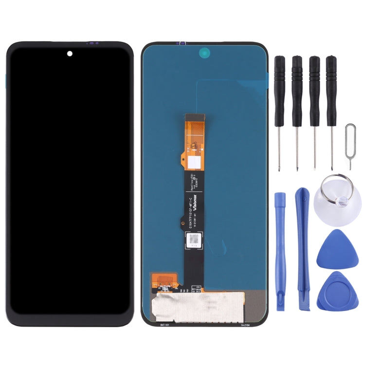 AMOLED Material  LCD Screen and Digitizer Full Assembly For Motorola Moto G42, For Motorola Moto G42